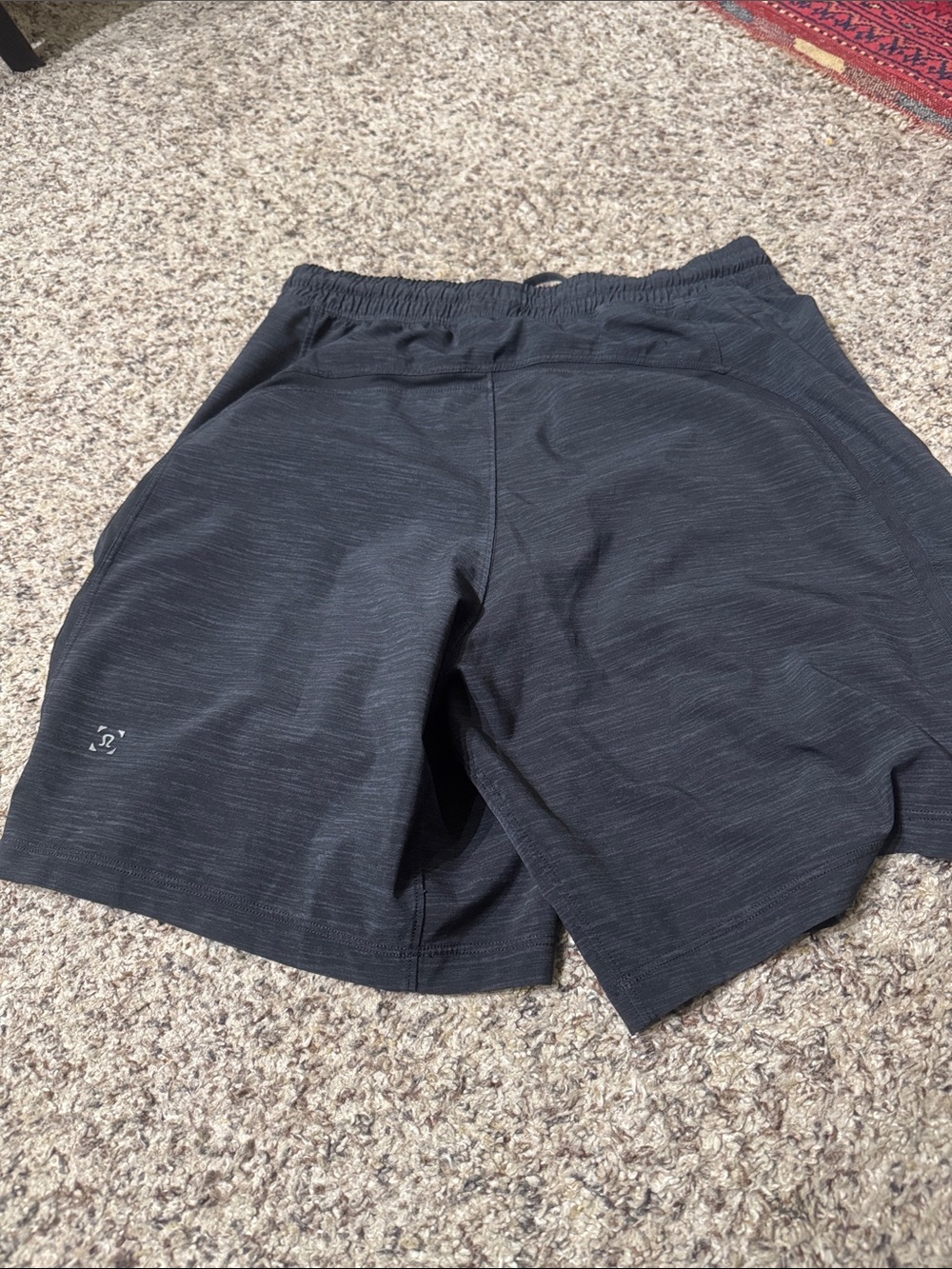 lululemon athletica Men's Dark Charcoal Athletic Shorts